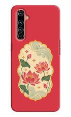 Pink Lotus Realme X50 Pro Hard Case Back Cover by Casekaro