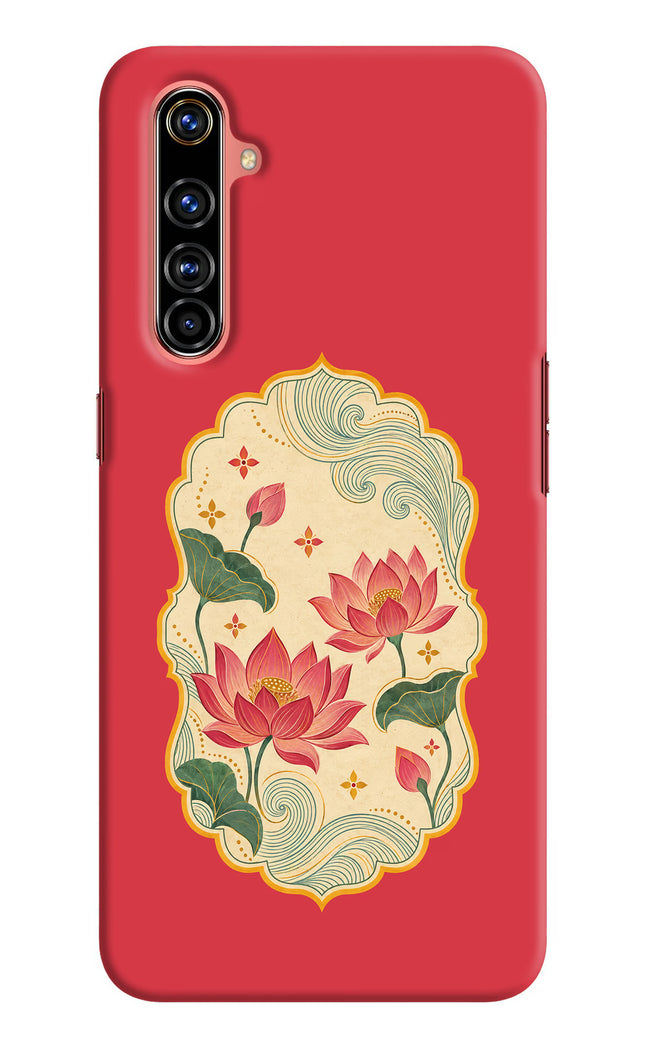 Pink Lotus Realme X50 Pro Hard Case Back Cover by Casekaro