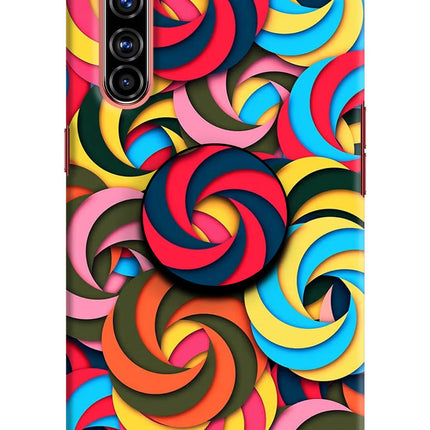 Spiral Pattern Realme X50 Pro Pop Case by Casekaro