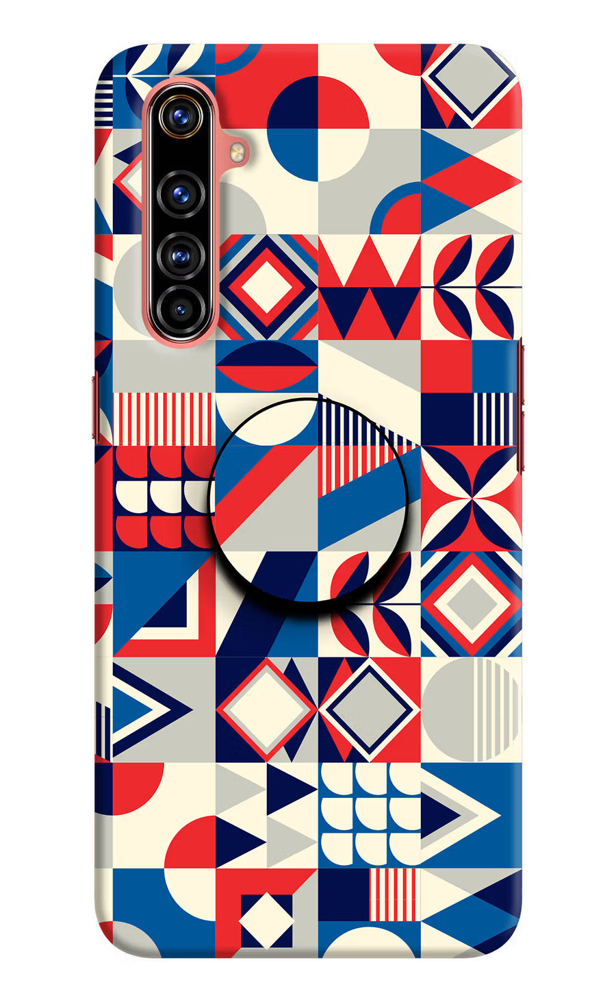 Colorful Pattern Realme X50 Pro Pop Case, Hard case
