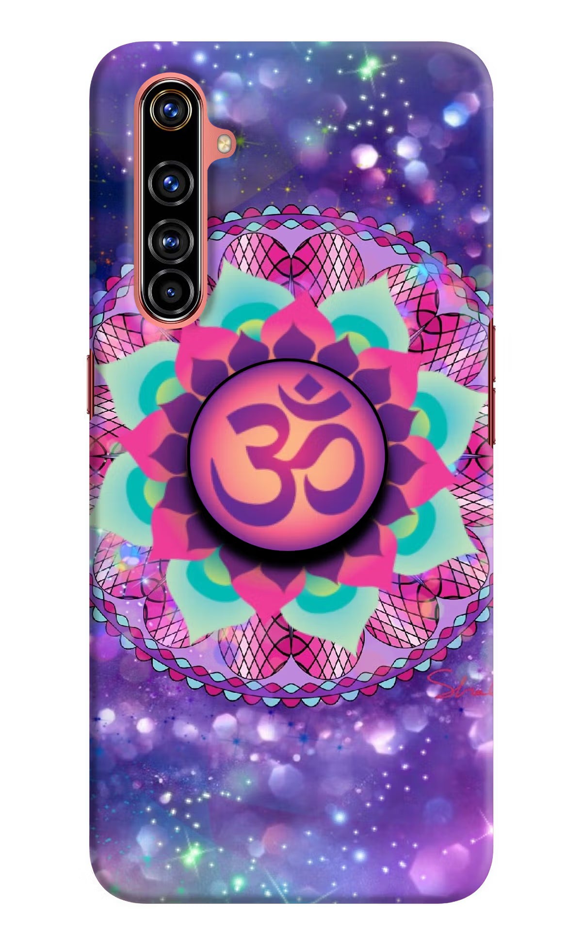 Om Purple Realme X50 Pro Pop Case by Casekaro