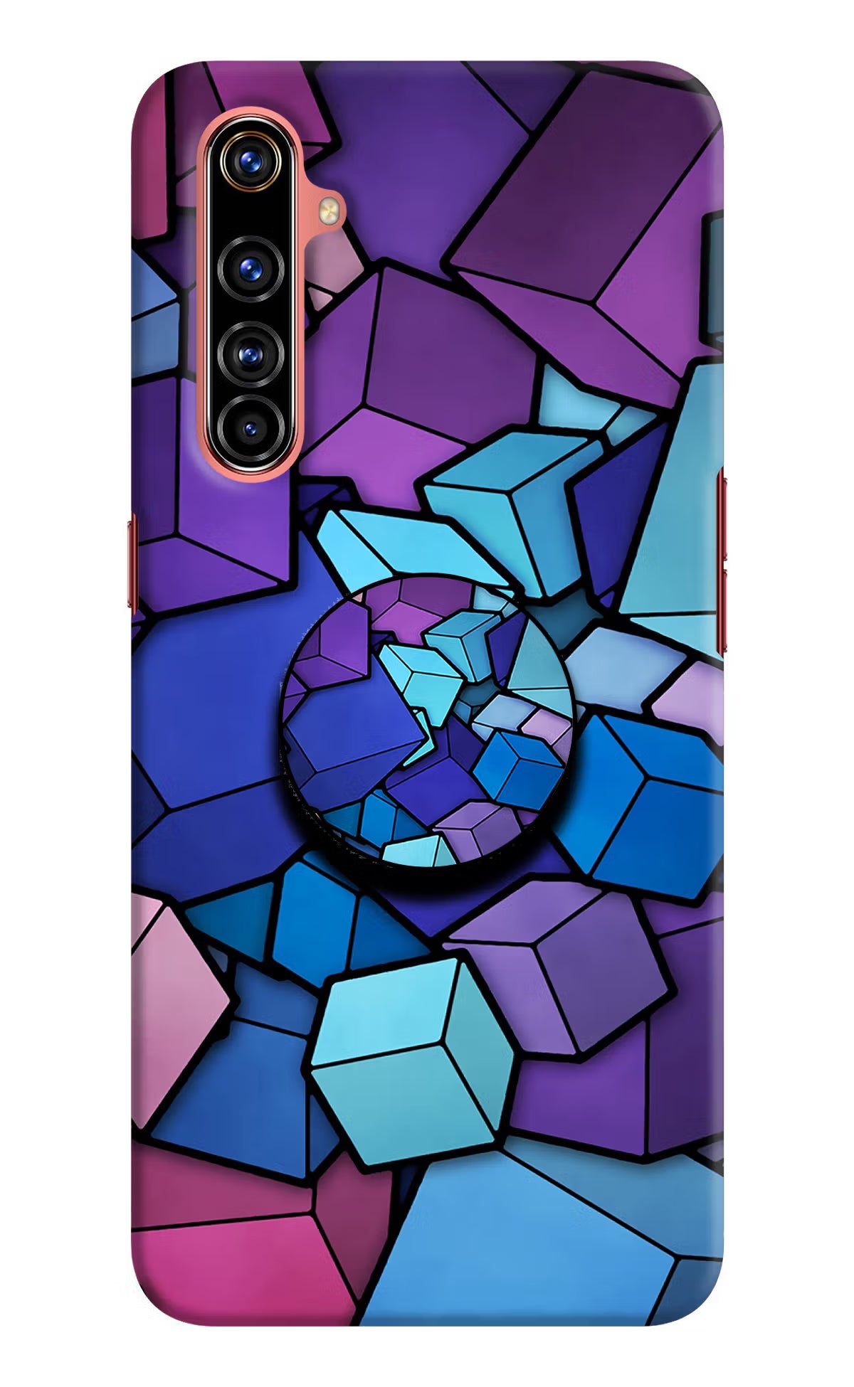 Cubic Abstract Realme X50 Pro Pop Case by Casekaro