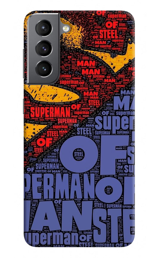 Superman Samsung S21 Hard Case Back Cover by Casekaro