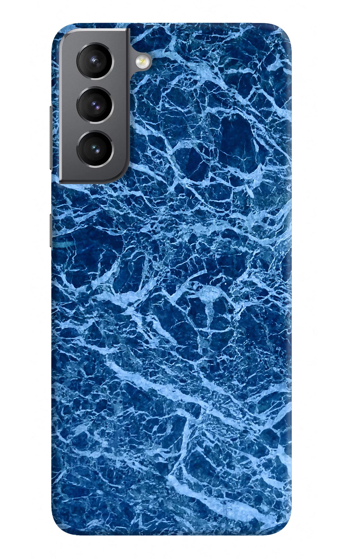 Blue Marble Samsung S21 Hard Case Back Cover by Casekaro