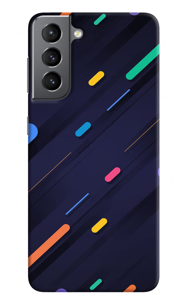 Abstract Design Samsung S21 Hard Case Back Cover by Casekaro