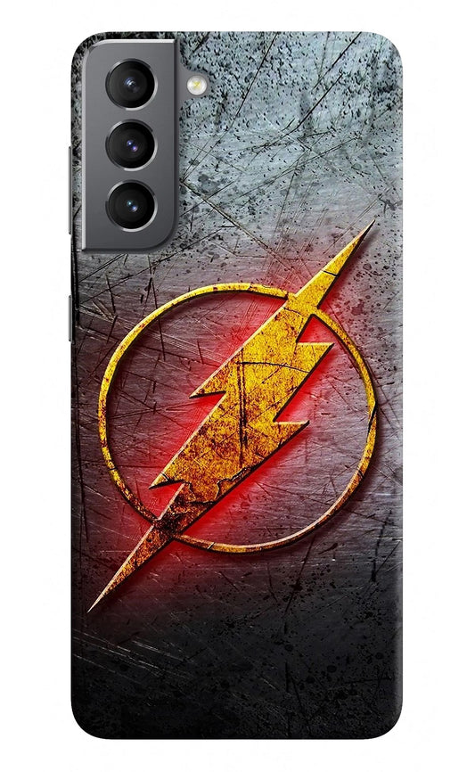 Flash Samsung S21 Hard Case Back Cover by Casekaro