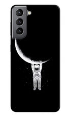 Moon Space Samsung S21 Hard Case Back Cover by Casekaro
