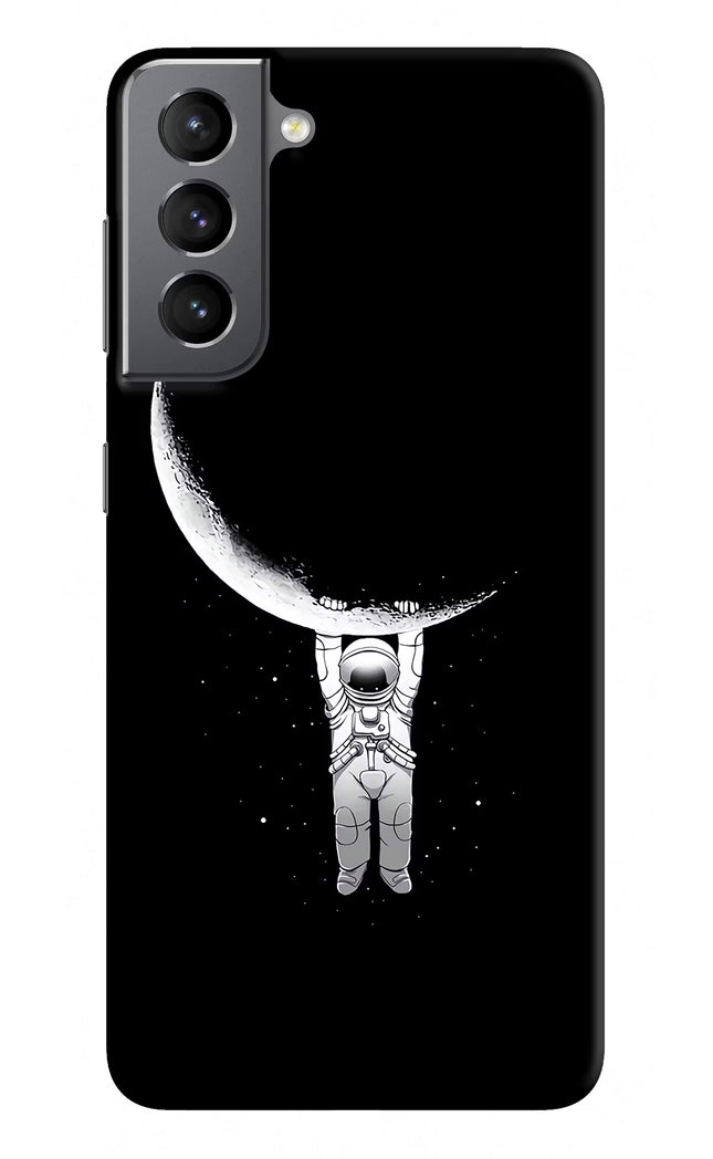 Moon Space Samsung S21 Hard Case Back Cover by Casekaro