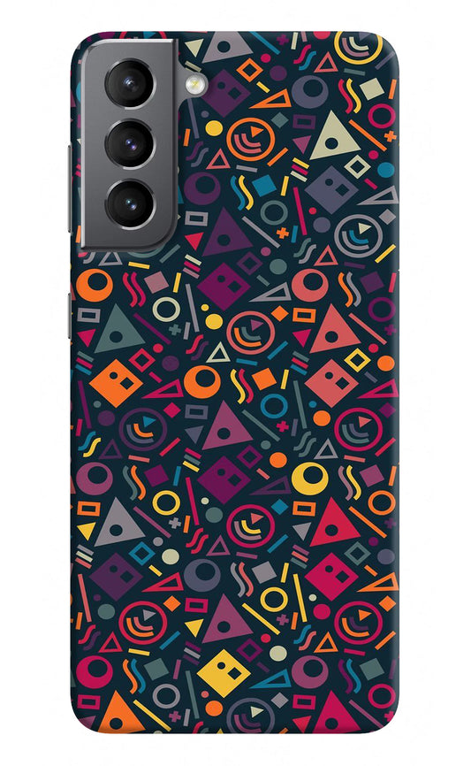 Geometric Abstract Samsung S21 Hard Case Back Cover by Casekaro