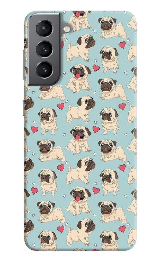 Pug Dog Samsung S21 Hard Case Back Cover by Casekaro