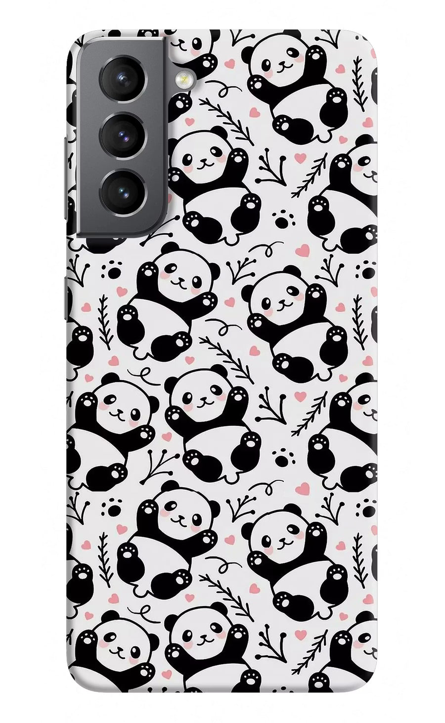 Cute Panda Samsung S21 Back Cover, Hard case