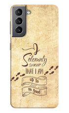 I Solemnly swear that i up to no good Samsung S21 Hard Case Back Cover by Casekaro