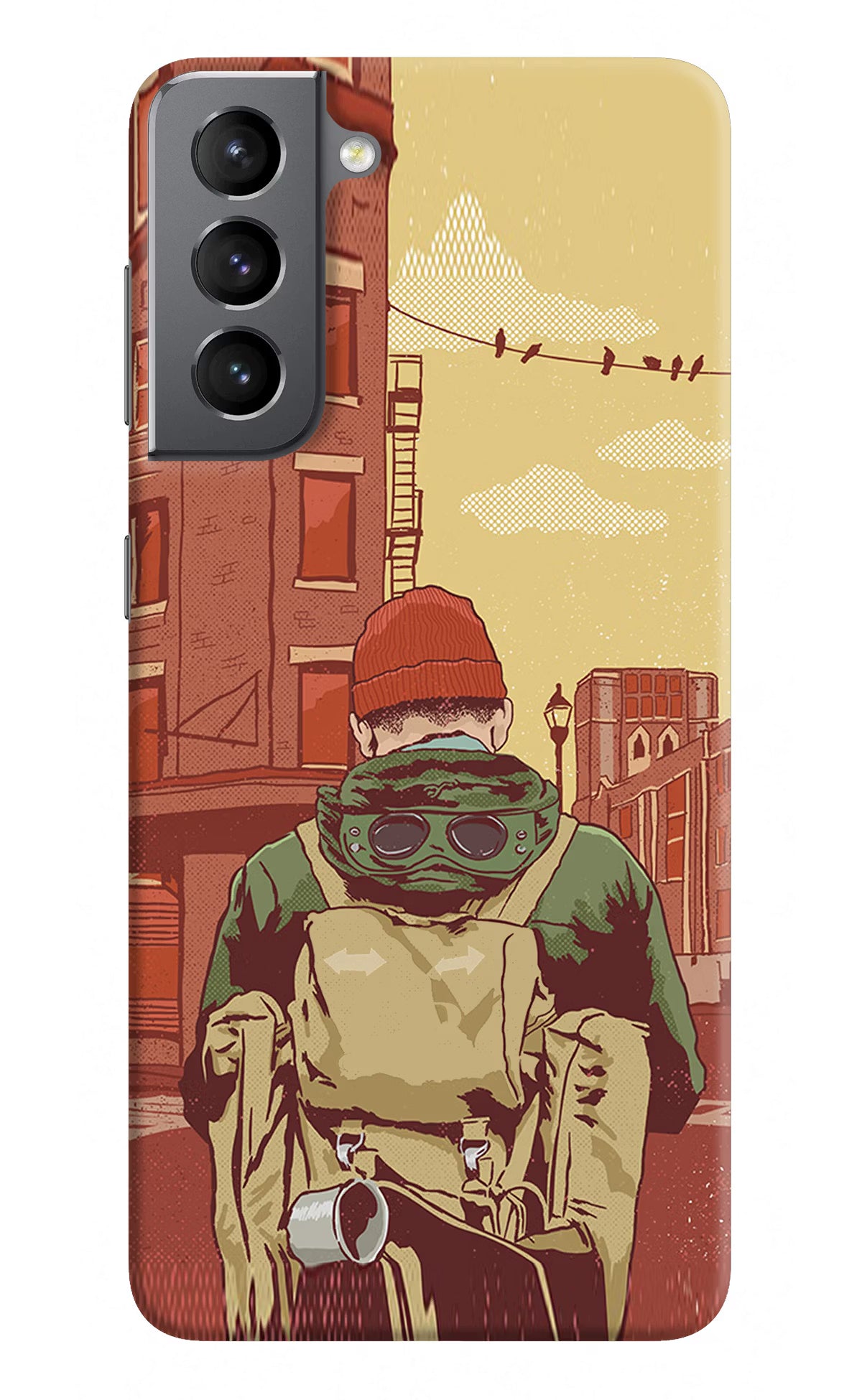 Adventurous Samsung S21 Hard Case Back Cover by Casekaro