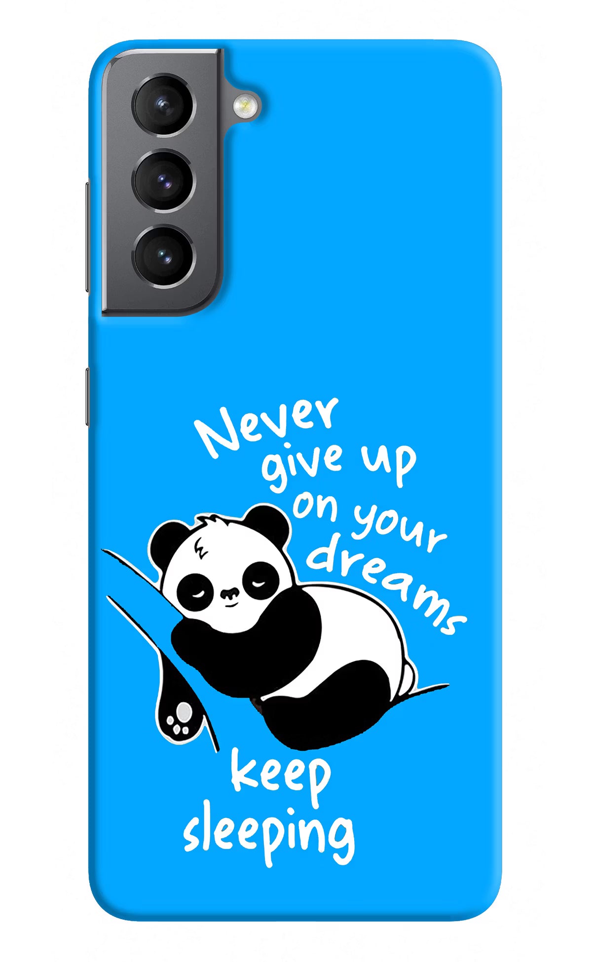 Keep Sleeping Samsung S21 Hard Case Back Cover by Casekaro