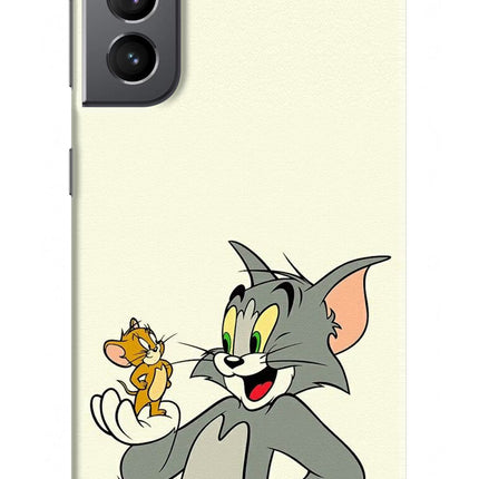 Tom & Jerry Samsung S21 Hard Case Back Cover by Casekaro