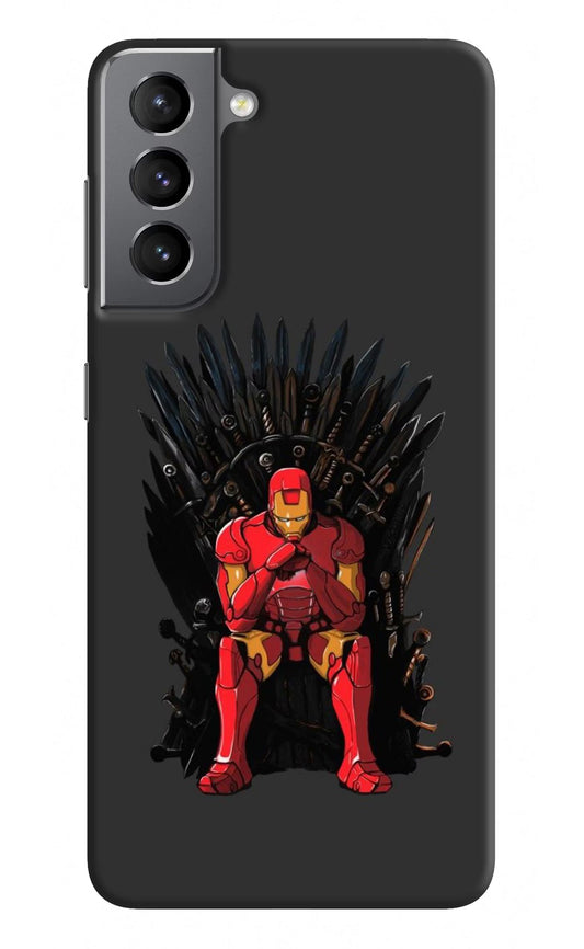 Ironman Throne Samsung S21 Hard Case Back Cover by Casekaro
