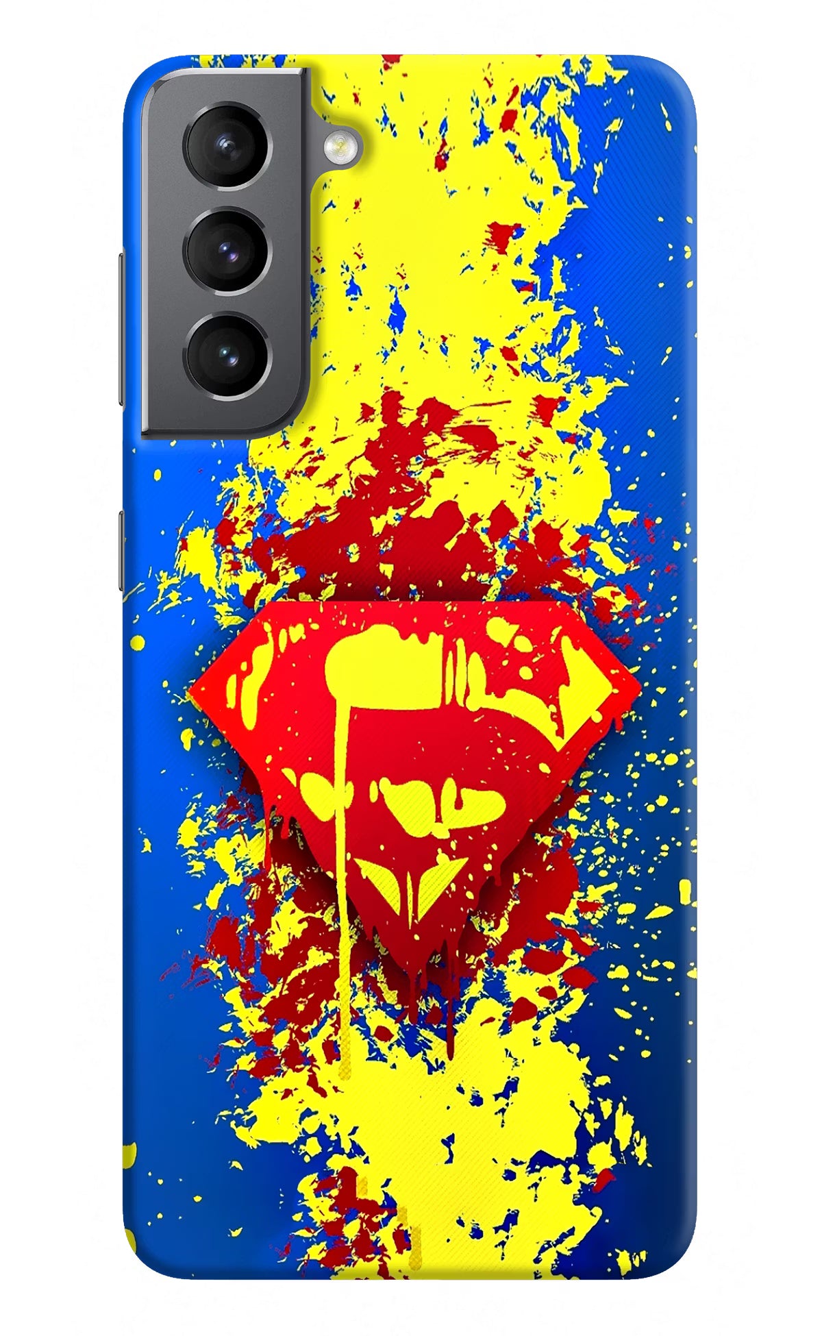 Superman logo Samsung S21 Hard Case Back Cover by Casekaro