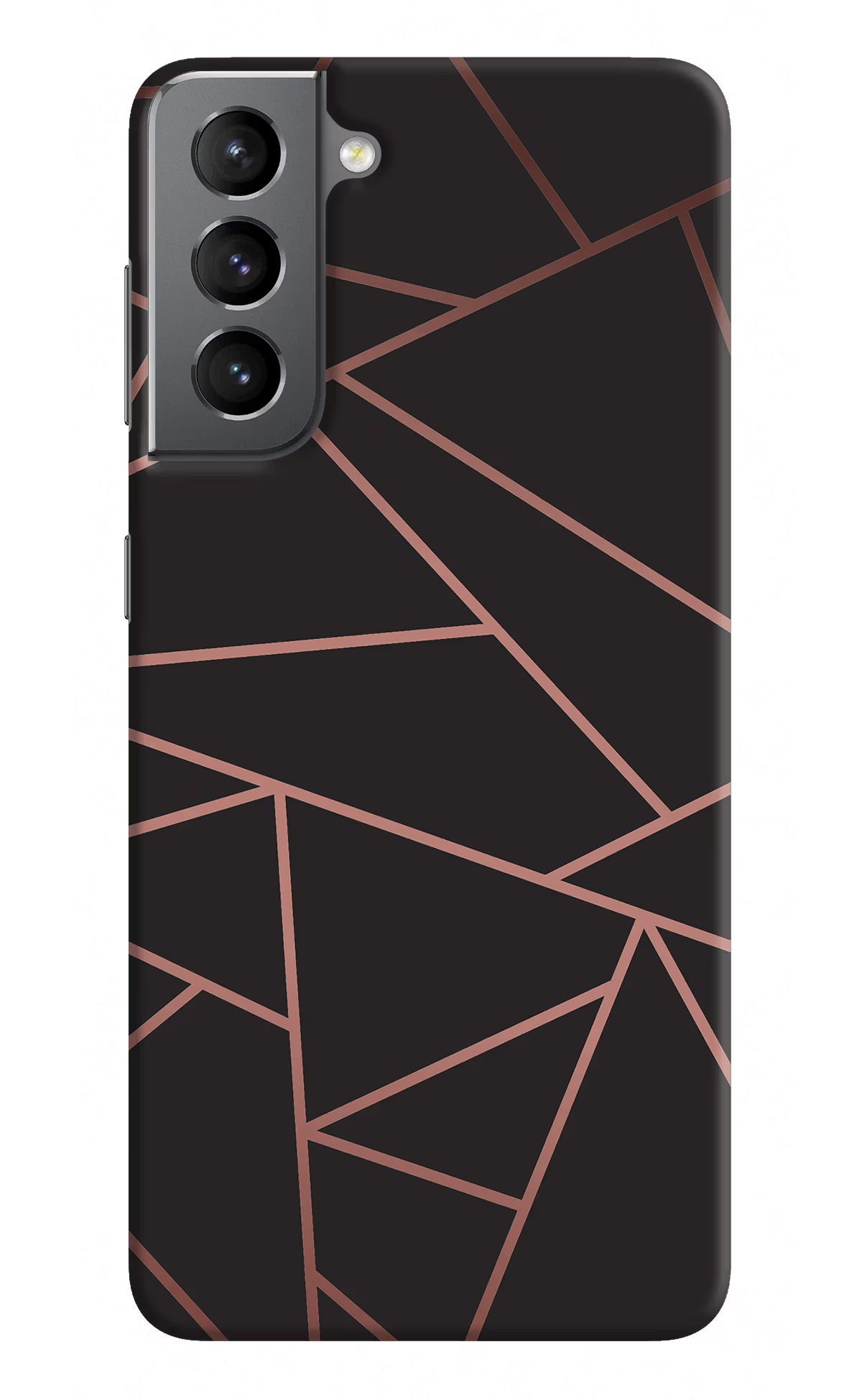 Geometric Pattern Samsung S21 Hard Case Back Cover by Casekaro