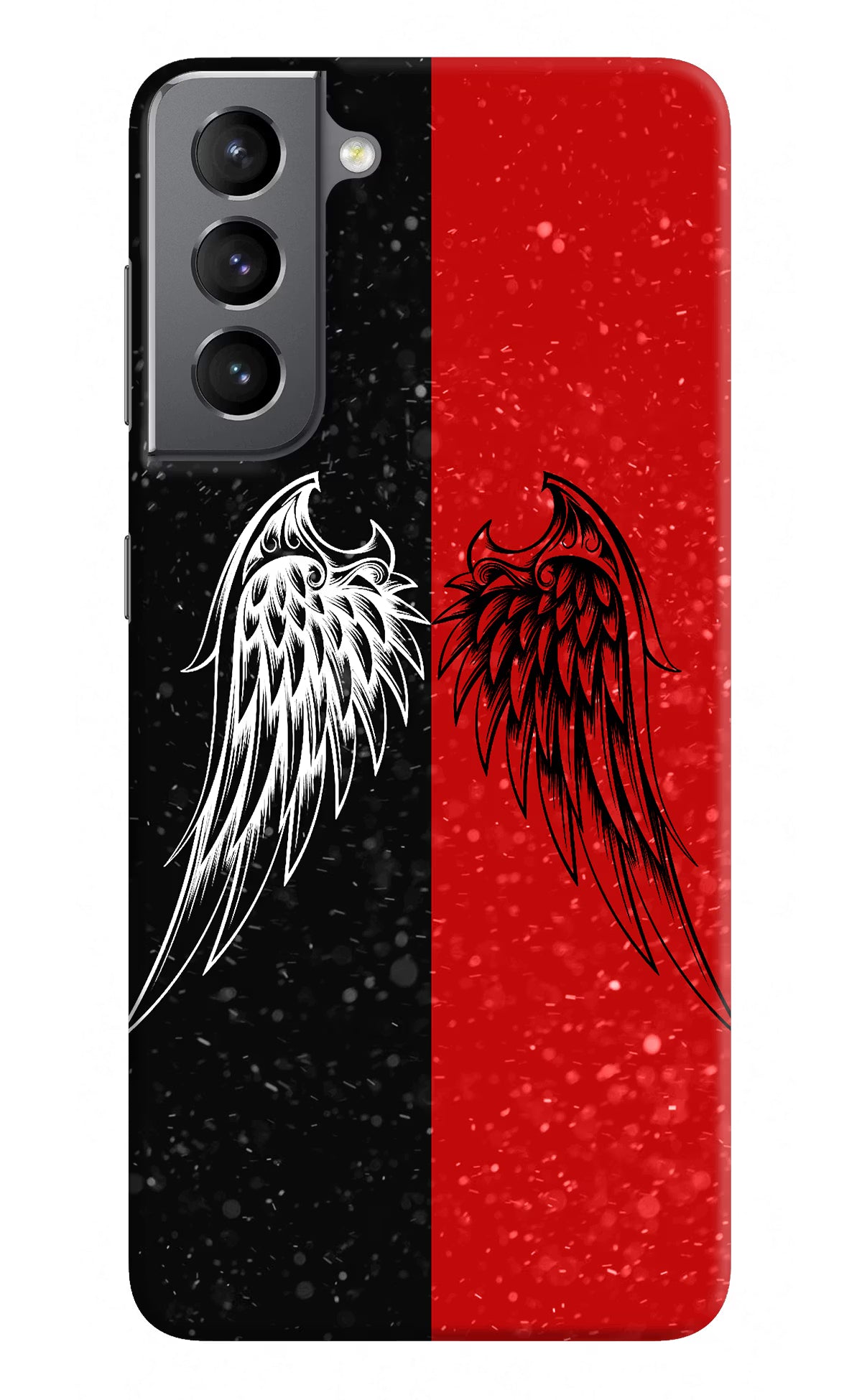 Wings Samsung S21 Hard Case Back Cover by Casekaro