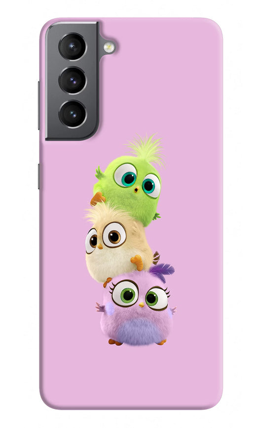 Cute Little Birds Samsung S21 Hard Case Back Cover by Casekaro