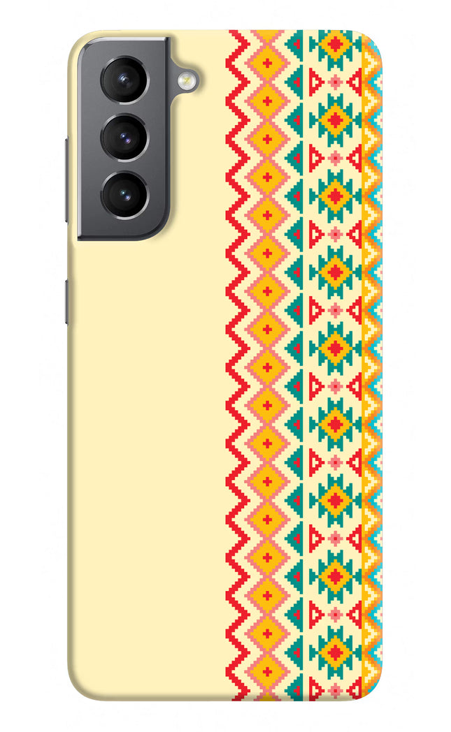 Ethnic Seamless Samsung S21 Hard Case Back Cover by Casekaro