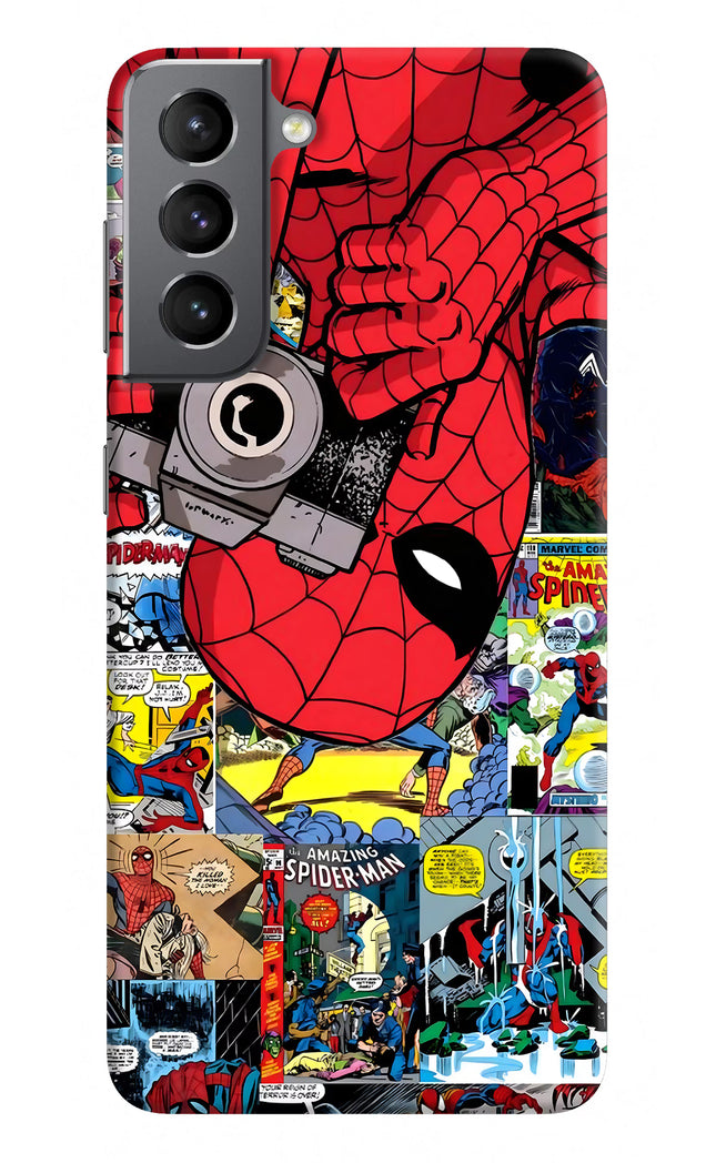 Spider Man Samsung S21 Hard Case Back Cover by Casekaro