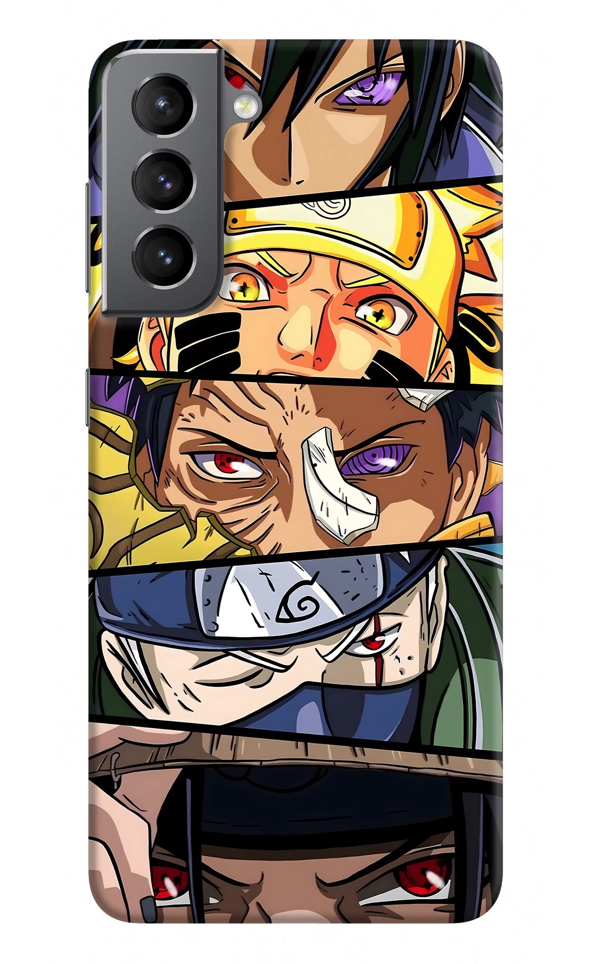 Naruto Character Samsung S21 Hard Case Back Cover by Casekaro