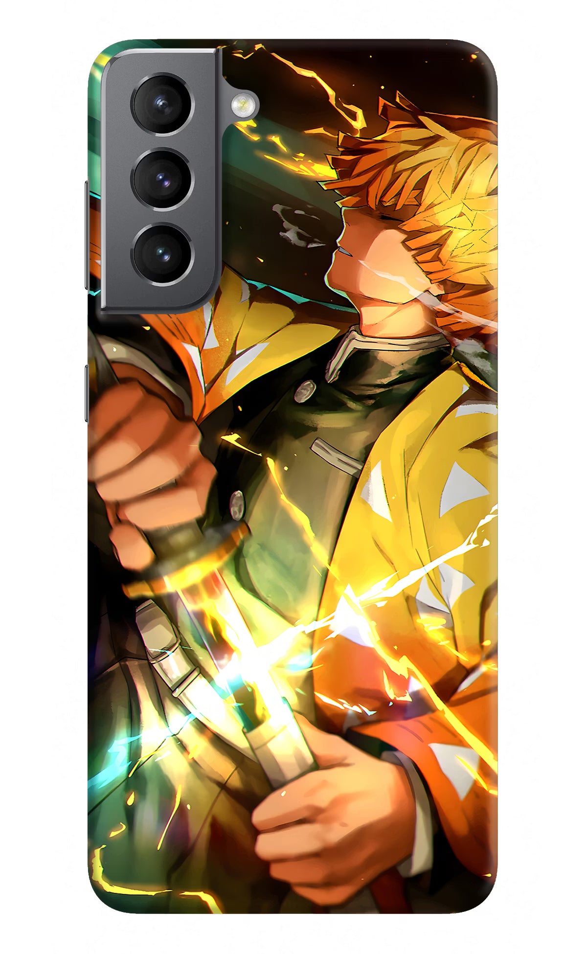 Demon Slayer Samsung S21 Hard Case Back Cover by Casekaro