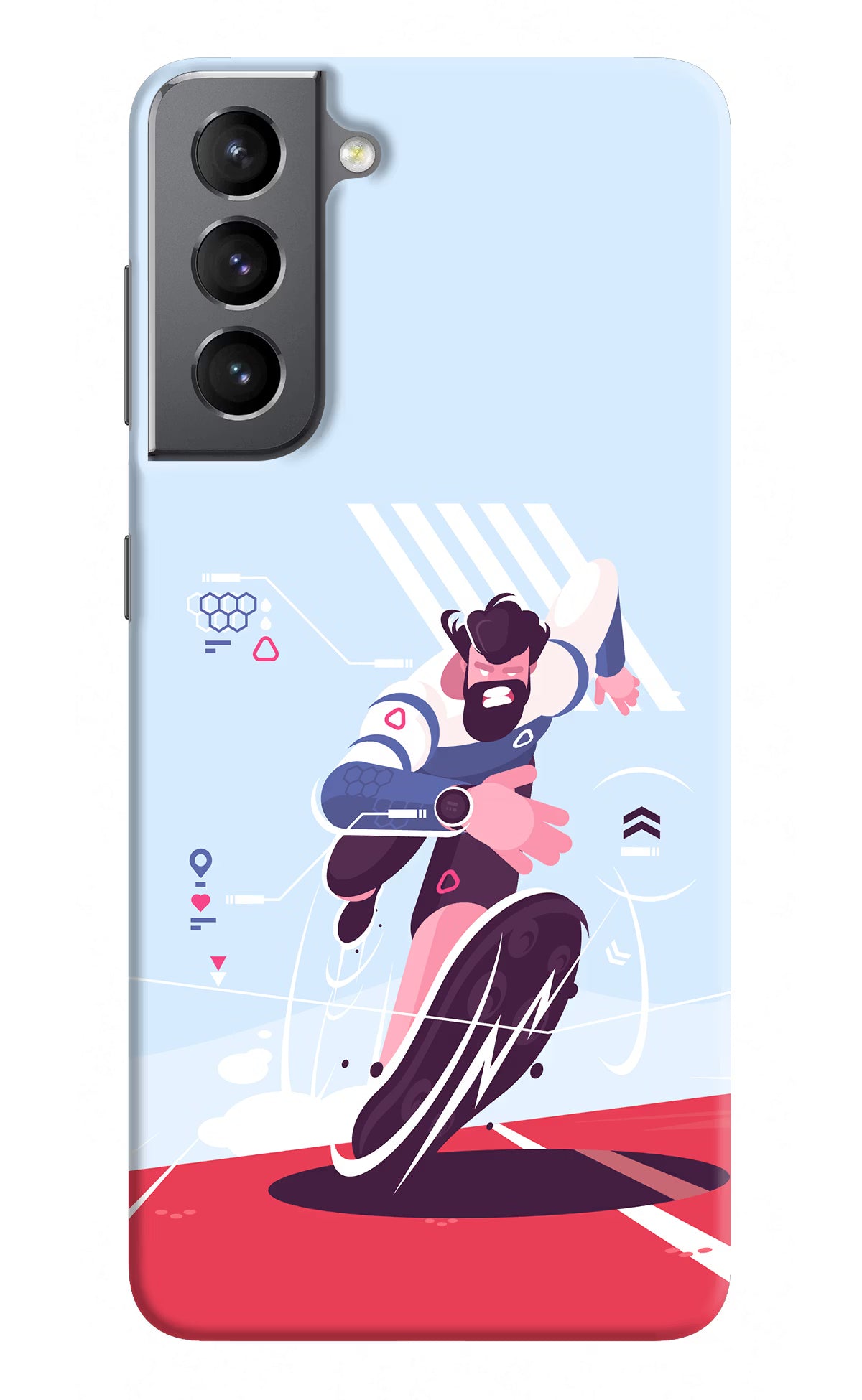 Run Pro Samsung S21 Hard Case Back Cover by Casekaro