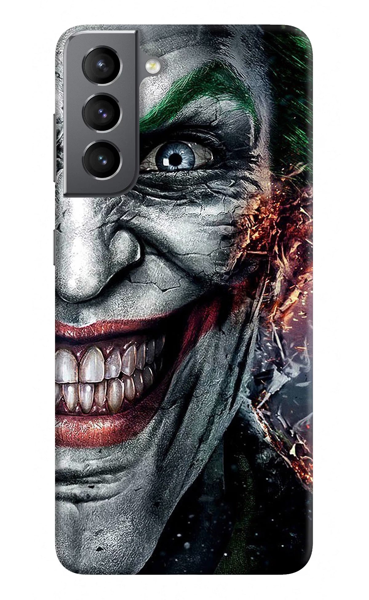 Joker Cam Samsung S21 Hard Case Back Cover by Casekaro