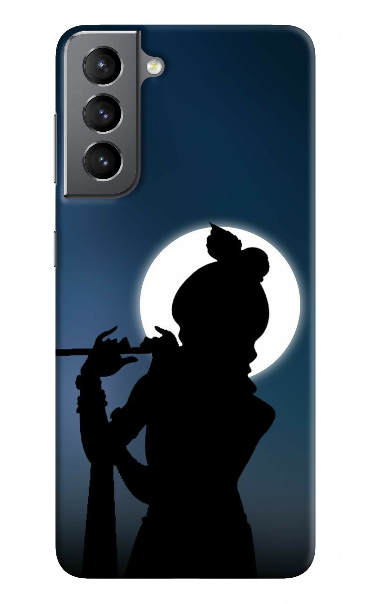 Shri Krishna Silhouette Samsung S21 Back Cover