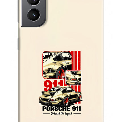 Classic Porsche 911 Samsung S21 Hard Case Back Cover by Casekaro