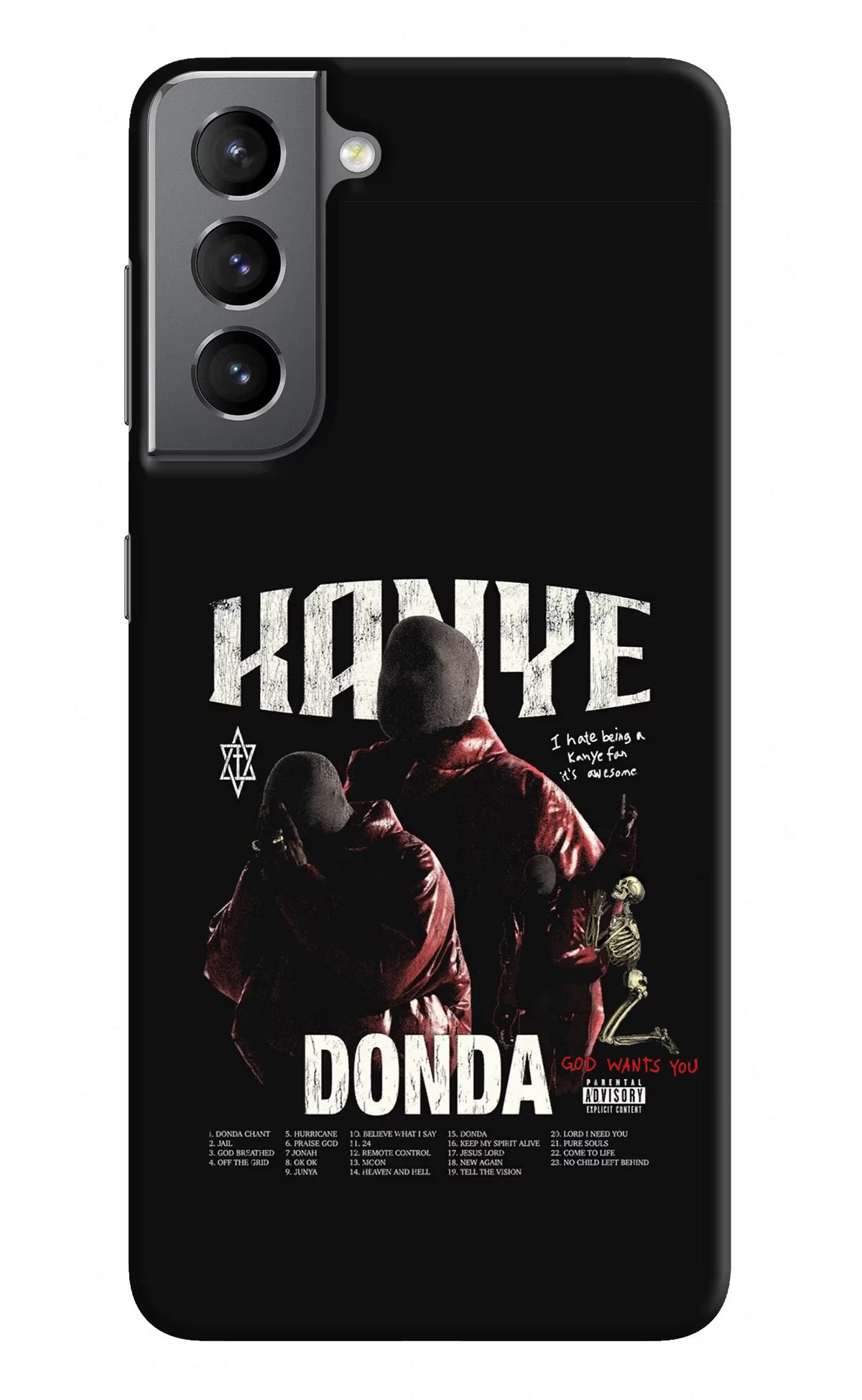 Donda Kanye West Samsung S21 Hard Case Back Cover by Casekaro