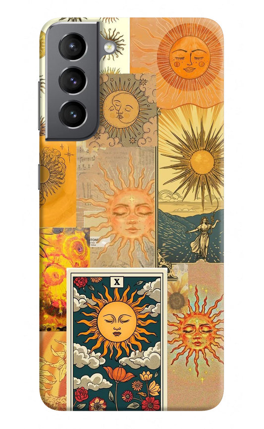 Sun Samsung S21 Hard Case Back Cover by Casekaro