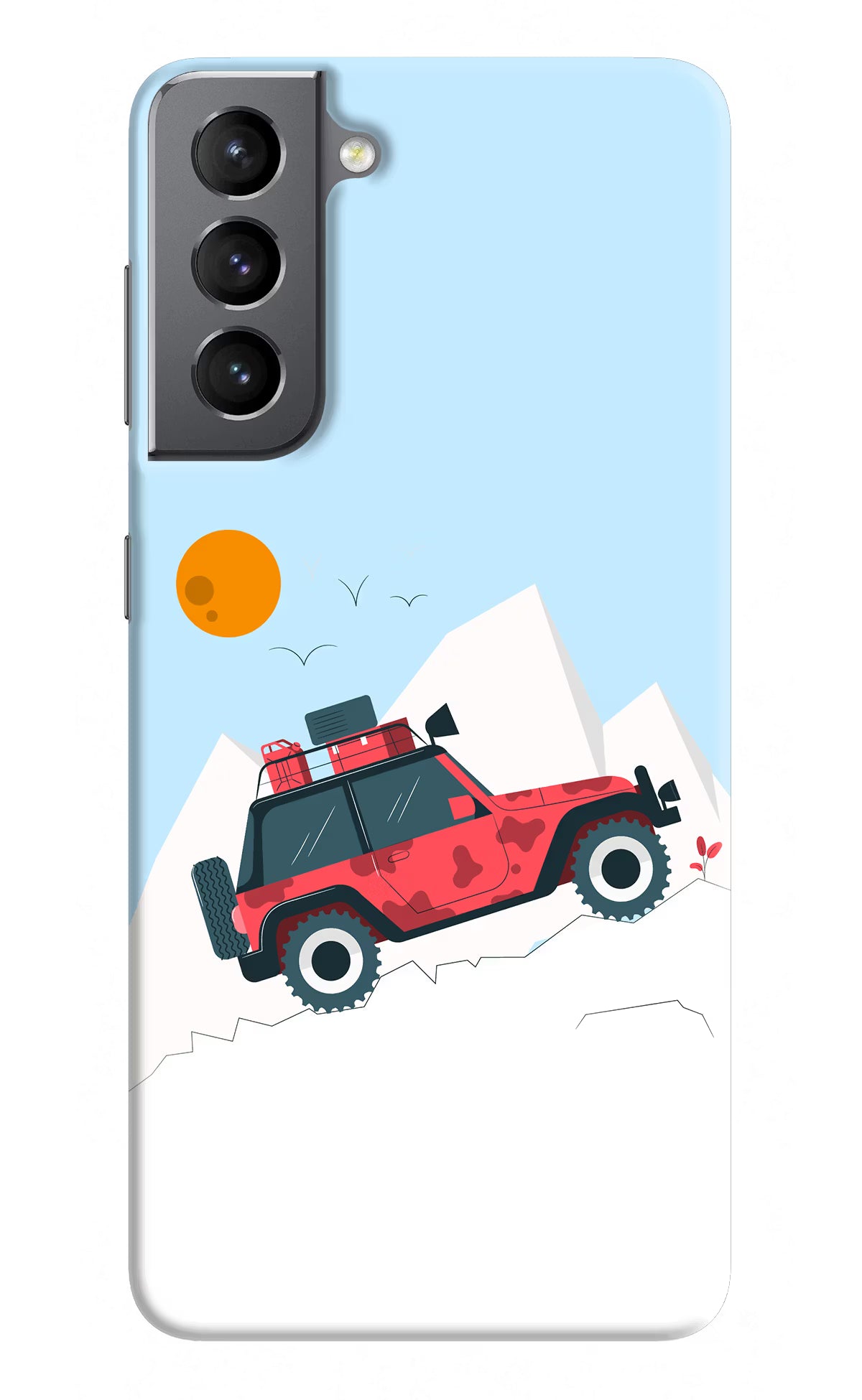 Mountain Trail Beast Samsung S21 Hard Case Back Cover by Casekaro