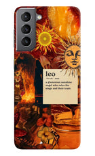 Leo Zodiac Samsung S21 Hard Case Back Cover by Casekaro