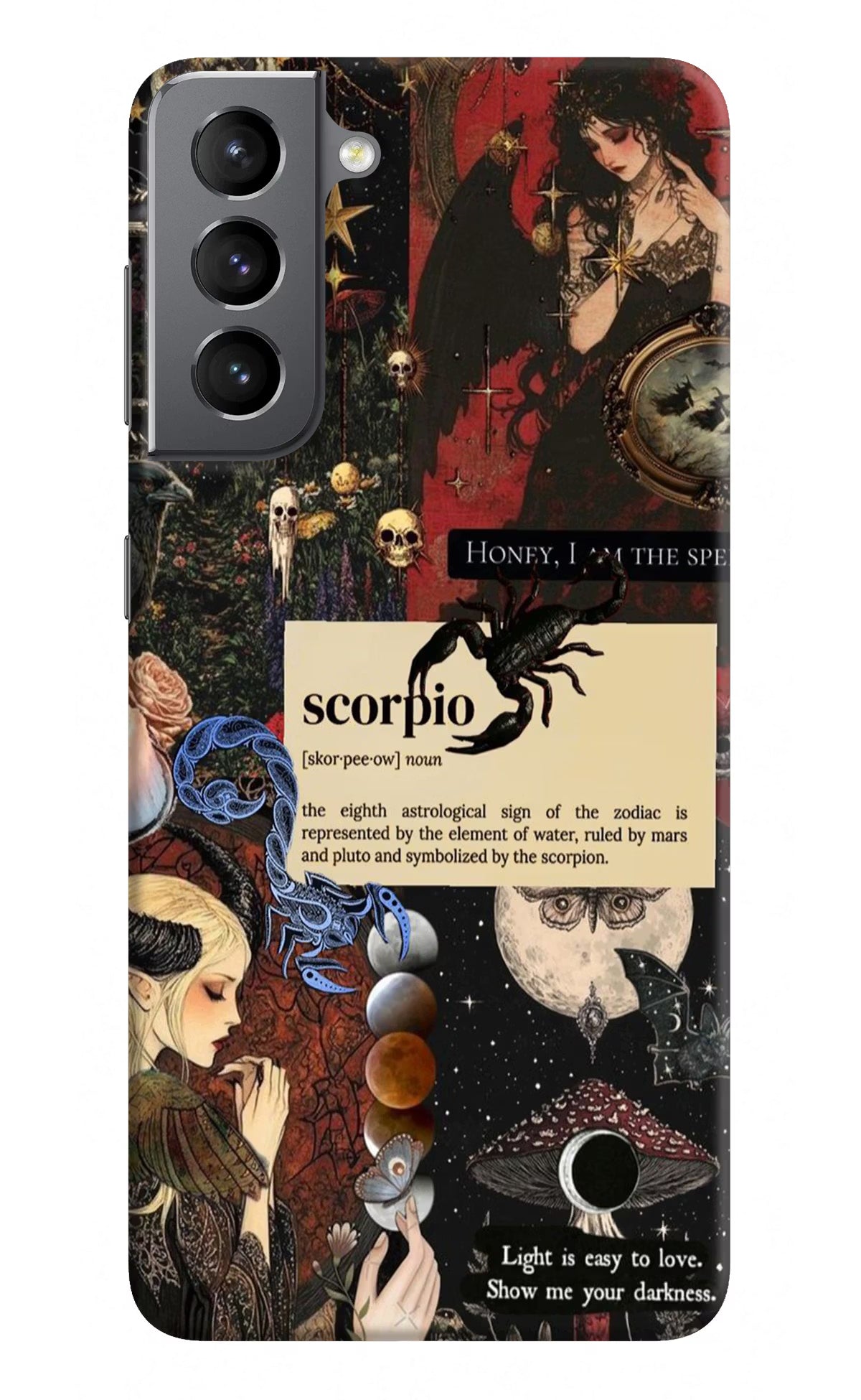 Scorpio Zodiac Samsung S21 Hard Case Back Cover by Casekaro