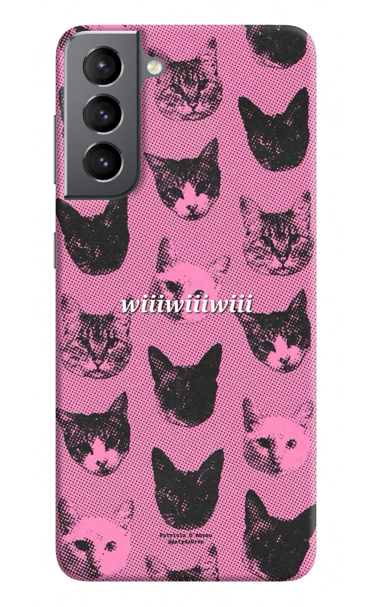 Pink Cats Samsung S21 Back Cover
