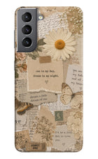Vintage case Samsung S21 Hard Case Back Cover by Casekaro