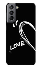 Love Line Samsung S21 Hard Case Back Cover by Casekaro