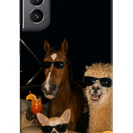 Party Squad Samsung S21 Hard Case Back Cover by Casekaro