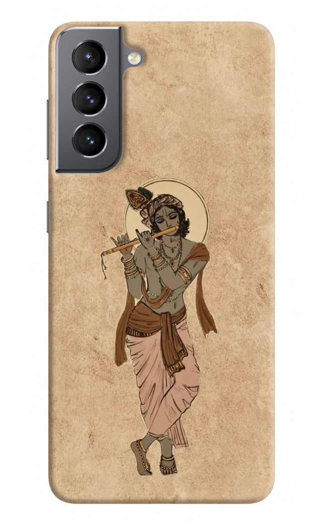 Krishna Samsung S21 Hard Case Back Cover by Casekaro