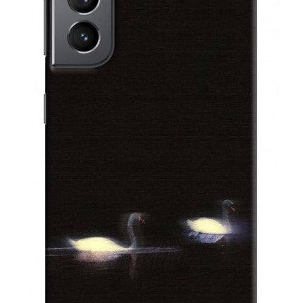 Silent Swans Samsung S21 Hard Case Back Cover by Casekaro