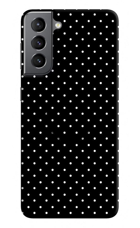 White Dots Samsung S21 Pop Case by Casekaro