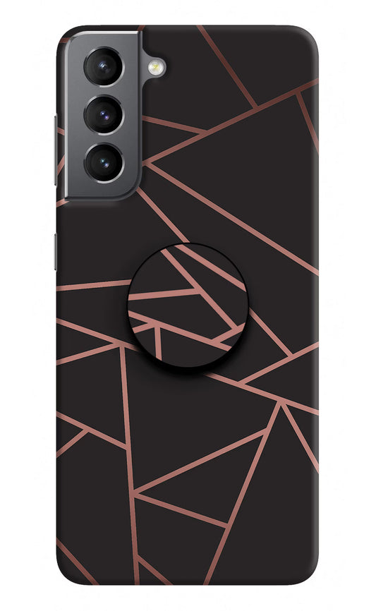 Geometric Pattern Samsung S21 Pop Case by Casekaro