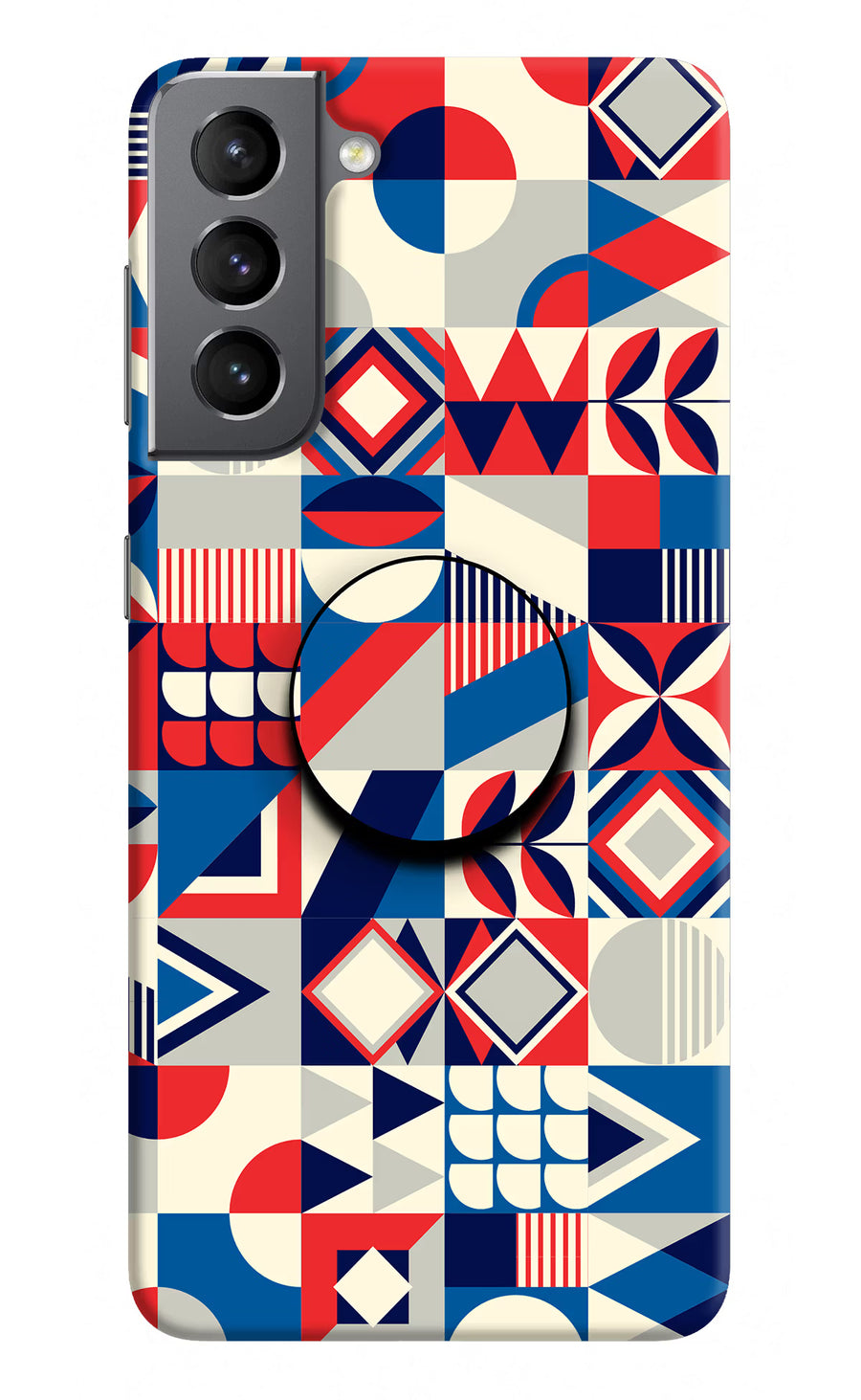 Colorful Pattern Samsung S21 Pop Case, Hard case
