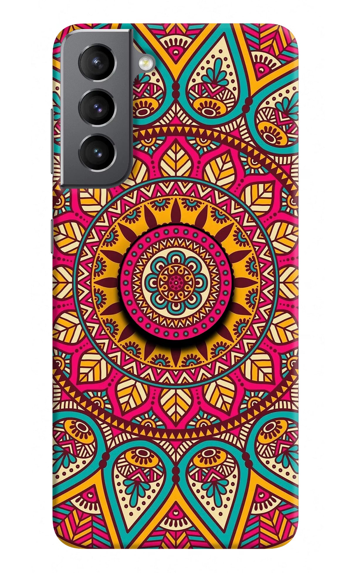 Mandala Samsung S21 Pop Case by Casekaro