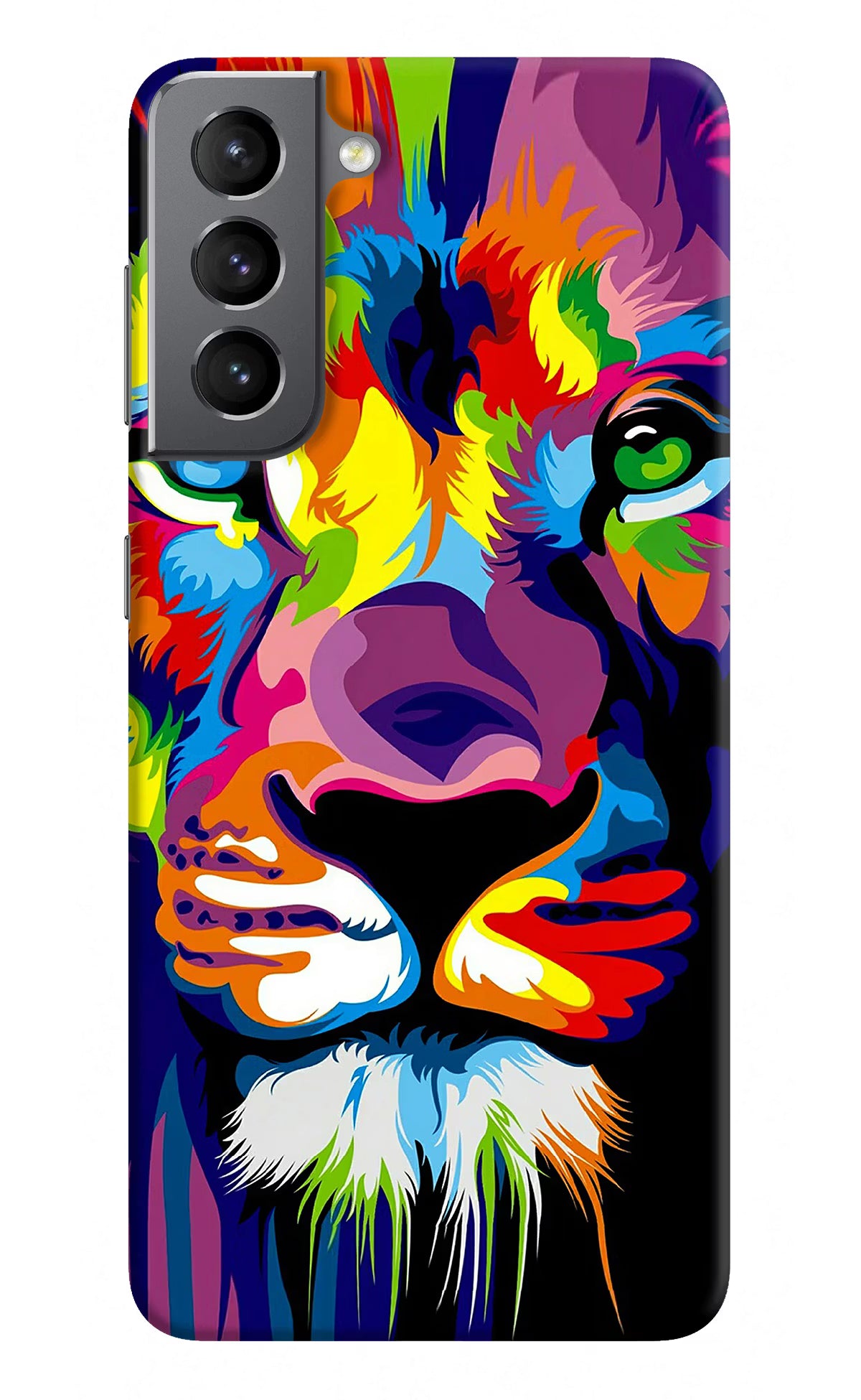 Lion Samsung S21 Plus Hard Case Back Cover by Casekaro