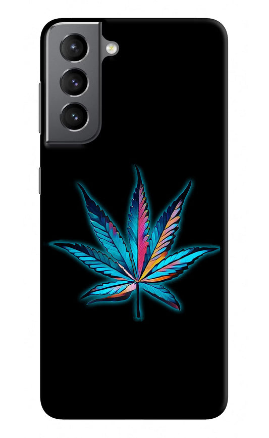 Weed Samsung S21 Plus Hard Case Back Cover by Casekaro
