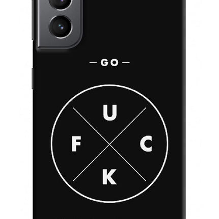 Go Fuck Yourself Samsung S21 Plus Hard Case Back Cover by Casekaro